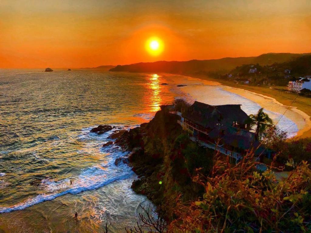 Playa Amor - Private Villa & Best Views Zipolite Buitenkant foto